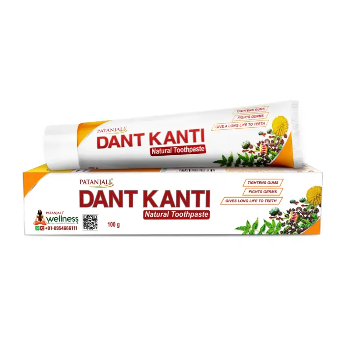 Patanjali dant kanti natural herbal toothpaste 100 g - Image 1