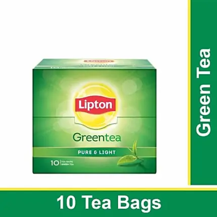 Lipton Green Tea - Pure & Light, 13 g (10 Bags x 1.3 g each)