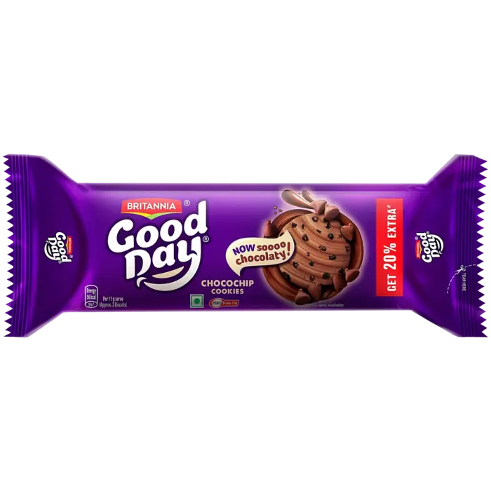 Britannia Good Day Chocochip Cookies, 120 g - Image 1
